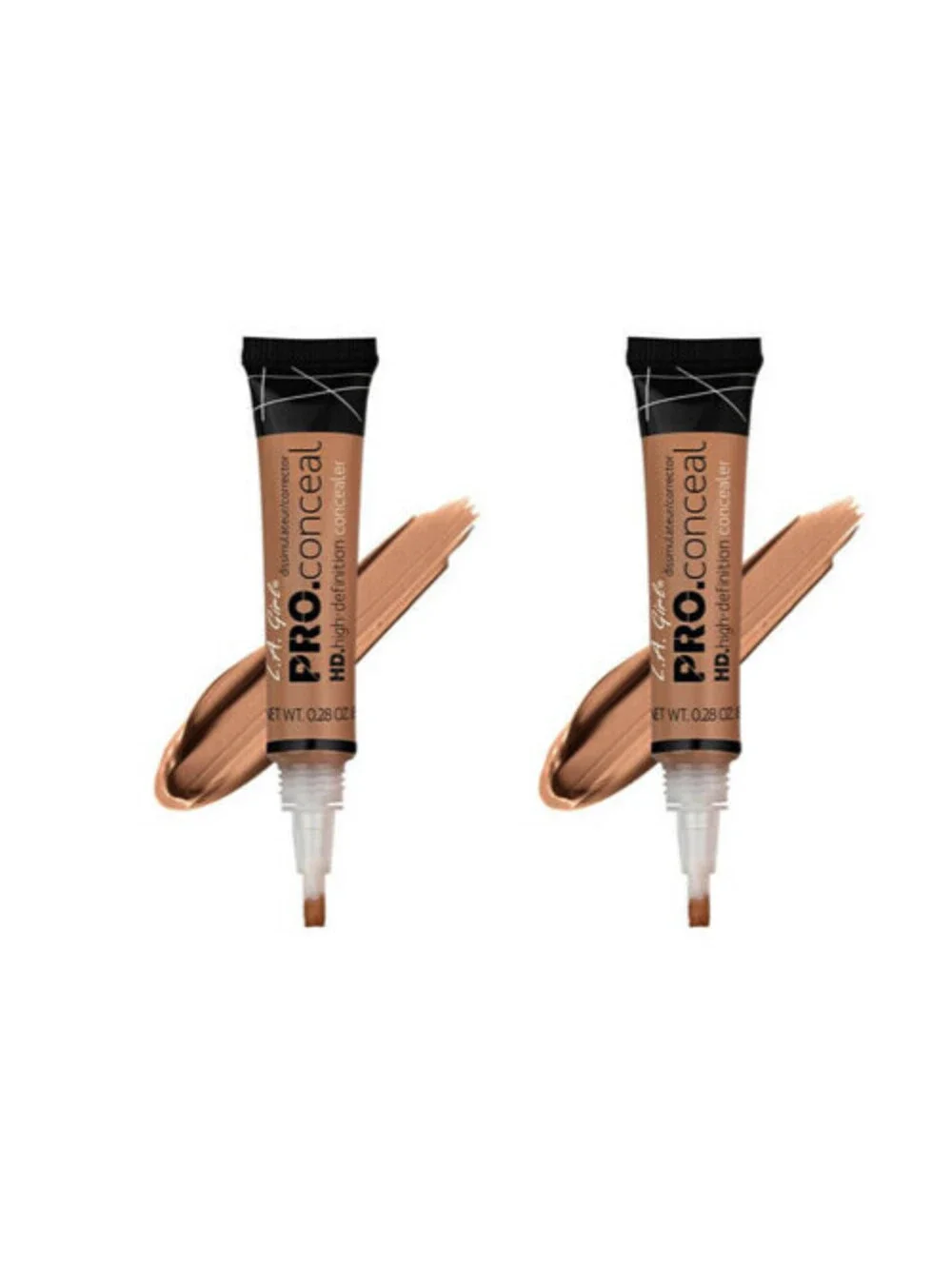 Lot of 2: NEW LA Girl Pro.Conceal HD Concealer in GC975 Medium Bisque (Sealed)
